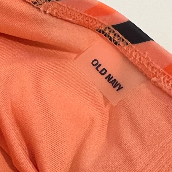 Old Navy High Waisted Bikini Swim Bottoms M Feeling Peachy Beach Tropical Medium - Picture 3 of 8